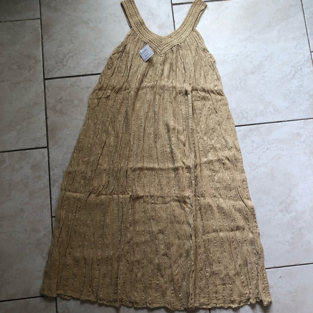 Beige gold imported from Greece Dress